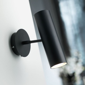 Aplica de perete design nordic MIB 6 neagra 134039 universul-luminii.ro