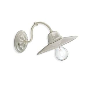 Aplica de perete design retro realizata manual din ceramica B-W 126219 universul-luminii.ro
