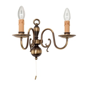 Aplica de perete design rustic FLAMISCH patina