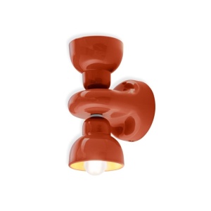 Aplica de perete din ceramica design italian realizata manual BERIMBAU 216219 universul-luminii.ro