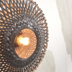 Aplica de perete eco din bambus Kalimantan XS 30cm 121039 universul-luminii.ro