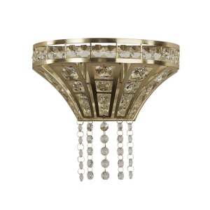 Aplica de perete eleganta decorata cu cristale Gemma 2Lt 134669 universul-luminii.ro