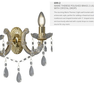 Aplica de perete eleganta design clasic Marie Theresea 699-2 SRT 62439 universul-luminii.ro