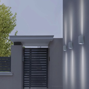 Aplica de perete exterior ambientala IP54 RIMINI 1 SQUARE WH 97109 universul-luminii.ro