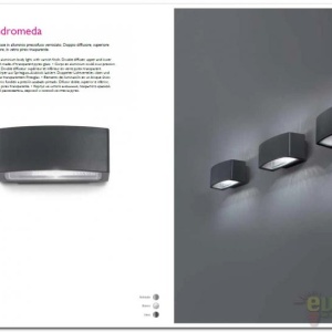 Aplica de perete exterior cu iluminat up-and-down IP55 ANDROMEDA AP1 alb 66868 46169 universul-luminii.ro