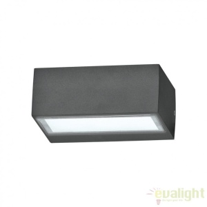 Aplica de perete exterior cu protectie IP44 TWIN AP1 BIG ANTRACITE 115368