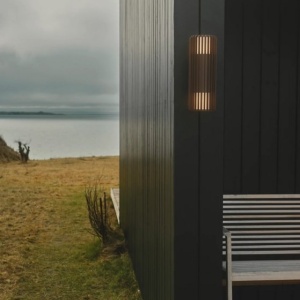 Aplica de perete exterior design nordic IP54 Aludra seaside brown 149369 universul-luminii.ro