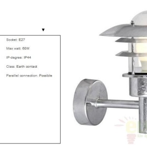 Aplica de perete exterior IP44 Lonstrup 22 GS 71431031NL - Img 3