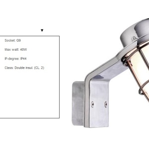 Aplica de perete exterior IP44 Marina 62329933 DFTP 60219 universul-luminii.ro