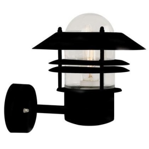 Aplica de perete exterior IP54, Blokhus GS negru 25011003NL