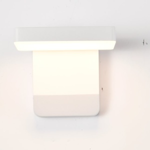 Aplica de perete exterior LED, Protectie IP54, Cooper alb MA-8474