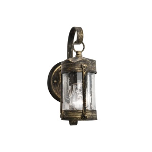 Aplica de perete exterior stil rustic IP23 Taverna AL 11-1169 schwarz-gold OR - Img 8