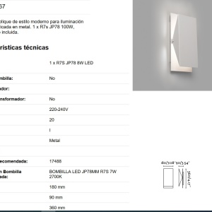 Aplica de perete Homs 63167 176339 universul-luminii.ro