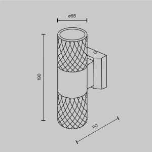 Aplica de perete iluminat ambiental exterior IP54 Bowery 2L negru 226979 universul-luminii.ro