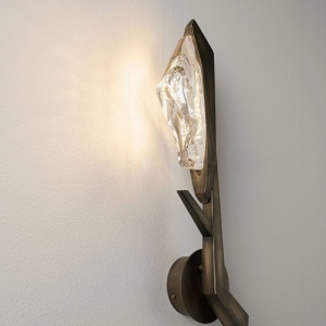 Aplica de perete LED alama antic cu sticla lucrat manual GRETA - Img 5