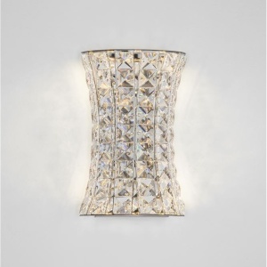 Aplica de perete LED crom, cristale sticla CELYSIA 628759 universul-luminii.ro