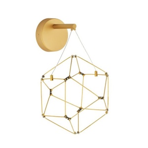Aplica de perete LED design ambiental deosebit Nebula auriu 147769 universul-luminii.ro