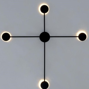 Aplica de perete LED design ambiental SHADOW 4S negru 238199 universul-luminii.ro