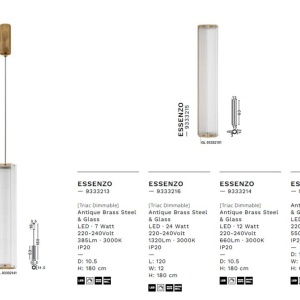 Aplica de perete LED design decorativ ESSENZO - Img 3