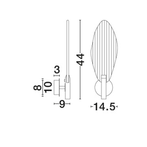 Aplica de perete LED design decorativ SERIQ - Img 8