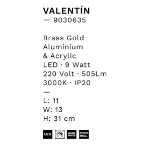 Aplica de perete LED design deosebit Valentin - Img 6