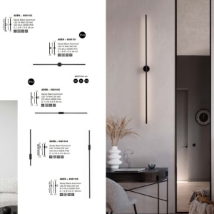 Aplica de perete LED design liniar Aden 60cm - Img 5