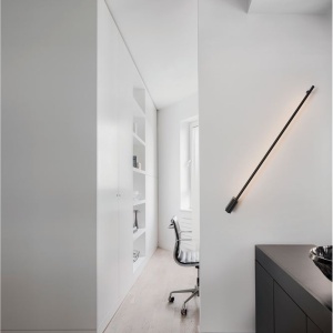 Aplica de perete LED design liniar GROPIUS negru, L-90cm, H-9cm - Img 6