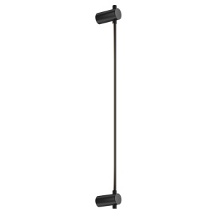 Aplica de perete LED design liniar Rotta negru 63,5cm