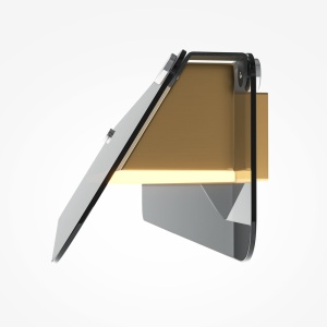 Aplica de perete LED design minimalist Flat, fumuriu 73529 universul-luminii.ro