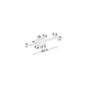 Aplica de perete LED design modern GRATTA 245879 universul-luminii.ro