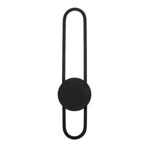 Aplica de perete LED design modern MIZUKI negru