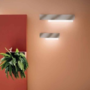 Aplica de perete LED DOHA A otel, alb, negru sau gri dove 230289 universul-luminii.ro