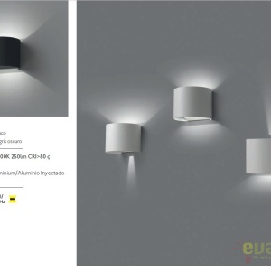 Aplica de perete LED exterior IP54 stil decorativ SUNSET alba 70686 179799 universul-luminii.ro