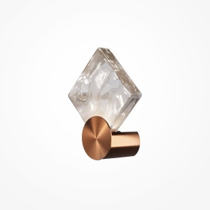 Aplica de perete LED metal cupru Quadro - Img 4