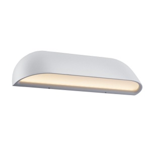 Aplica de perete LED pentru iluminat exterior cu protectie IP44 FRONT 26 alba 84081001 DFTP