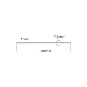 Aplica de perete LED pivotanta design liniar TROY 60cm - Img 2