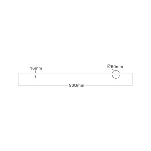 Aplica de perete LED pivotanta design liniar TROY 90cm - Img 2
