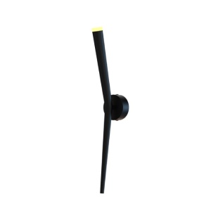 Aplica de perete LED stil minimalist BOOMERANG negru