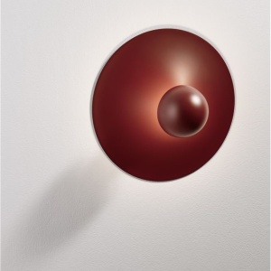 Aplica de perete LED stil minimalist EDEM rosu 232719 universul-luminii.ro