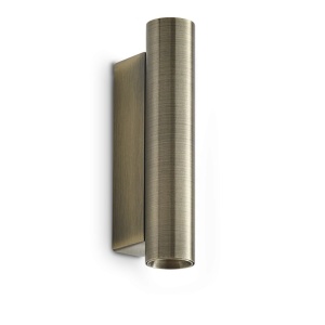 Aplica de perete LOOK LED AP2 ROUND D30 H150 ON-OFF OTTONE 3000K