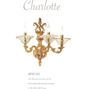 Aplica de perete LUX realizat manual Charlotte 162699 universul-luminii.ro