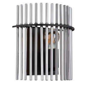 Aplica de perete, Metal Negru, Sticla Fumurie, GORLEY 15698W GL 247089 universul-luminii.ro
