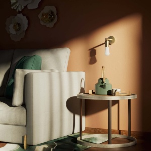 Aplica de perete minimalista din alama Sputnik - Img 8