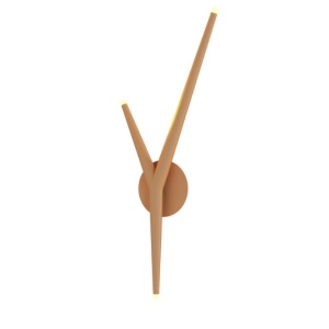 Aplica de perete minimalista LED Arrecife auriu