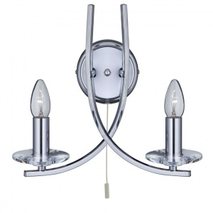 Aplica de perete moderna design cromat Ascona 4162-2CC SRT - Img 1