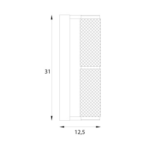 Aplica de perete moderna LED Love 31cm 607819 universul-luminii.ro