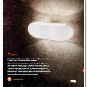 Aplica de perete MORIS AP2 rosu 34560 42329 universul-luminii.ro