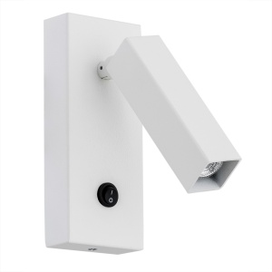 Aplica de perete reglabila stil minimalist ROCK alba 104849 universul-luminii.ro
