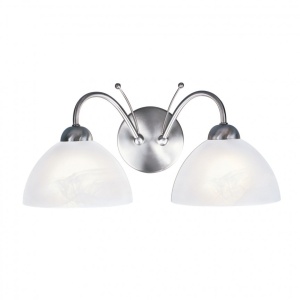 Aplica de perete stil clasic Milanese 2L argintiu 1132-2SS SRT - Img 1