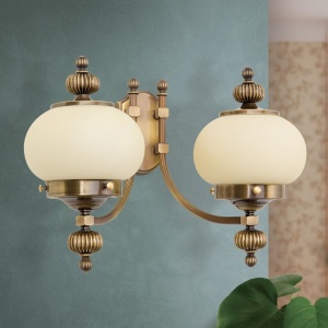 Aplica de perete stil clasic Nostalgie 2L alama antique/champagne 199659 universul-luminii.ro